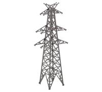 NUOBESTY Torre Eléctrica 1:100 para Dioramas Instalación Fácil y Detalle Realista, Accesorios para Maquetas y Edificios de Jardín en Miniatura