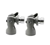 NUOBESTY Trípode Nivel Rotatorio De Aleación De Aluminio para Nivel Infrarrojo, Soporte Ajustable De 2 Piezas, Uso Profesional En Fotografía y Topografía, Color Metálico