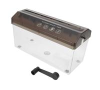 NUOBESTY Trituradora Manual Portátil Resistente para Oficina y Silenciosa con Manivela Diseño para para Destruir Facturas y Notas Confidenciales