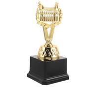 NUOBESTY Trofeo Dorado de Plástico para Concurso de Aritmética Escolar, Premio Conmemorativo para Estudiantes y Reconocimiento en Eventos Educativos