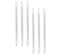 NUOBESTY Tubo Calefactor de Cuarzo Infrarrojo Lejano 23 CM 6 Piezas Elemento Calefactor Enchufable para Calentador Eléctrico Repuesto para Reparación y Uso en Hogar U Oficina