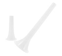 NUOBESTY Tubo para Embutir Salchichas de Plástico Juego de 2 Embudos Alargados Nº 5 y Nº 22 Accesorio Manual para Embutidora de Carne Utensilio Fácil de Limpiar para Hacer Salchichas