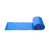 NUOBESTY Tubo Termorretráctil Pvc Azul 15 Cm Diámetro Plano, Grosor, 15 Metros para Aislamiento Eléctrico y Protección de Cables Industriales, Funda Resistente al Calor para Baterías