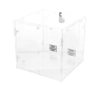 NUOBESTY Urna en Cubo Acrílico para Votación Sorteo Donaciones Seguro Y Ocasiones