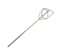 NUOBESTY Varilla de mezcla de martillo eléctrico herramienta para remover pintura accesorio de paleta mezcladora hormigonera para taladro palo para mezclar pintura 45# acero Caqui