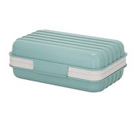 NUODWELL Creative Travel - Caja de jabón Hecha a Mano Impermeable y a Prueba de Fugas con Caja de jabón portátil sellada para el hogar al Aire Libre (Azul Zafiro)