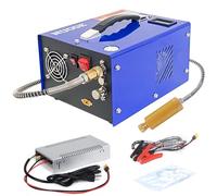 NUOGE PCP - Compresor de aire 4500 psi/30 MPa, sin agua/aceite, bomba de aire PCP, rifle/pistola, latas de paintball, alimentadas por 12 V, CC y 110 V CA, para uso doméstico, con convertidor de