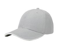 Nuoke Gorra Mujer,Sandwich Hairy Green Baseball Cap Light Plate Sandwich Cap Tourism Building Group Cap Work Cap Visera De Vestir (Grey, A)