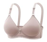 Nuoke Oferta Flash del Dia, Sujetador Corrector Espalda, Sujetador Cierre Delantero sin Aros, Bralette Mujer Encaje, Sujetadores Bandeau, Sujetadores Talla Grande, Sostenes de Mujer sin Aros, Push up
