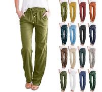 Nuoke Pantalón Mujer, Pantalones Mujer Vestir, Outlet liquidaciones, Oferta Flash del, Womens Trousers, Black Trousers Women,_1