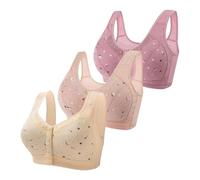 Nuoke Productos elegibles, Bragas Mujer, Sujetador Dim con Aros, Sujetadores 100 Algodon sin Aros, Push up, Sujetador con Relleno, Sujetadores Mujer, Push up, Bralette, Bralette