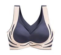 Nuoke Sujetador, Sujetador Invisible Push up, Ropa de Deporte Mujer, Top Bandeau Mujer, Sujetadores con Tirantes Transparentes, Bralette, Sujetadores Deportivos Tallas Grandes, Bralette, Push up