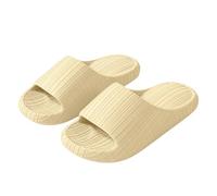 Nuoke zapatillas casa mujer verano,zapatillas mujer casa verano,Pantuflas de para y hombre, para uso en exteriores, interiores y baños. Zuecos Sanitarios De Colores (Yellow, 40)