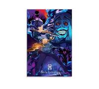 nuomesc Solo Leveling Anime Full Character Póster Arte de Pared Impresión Imagen Moderna Decoración de Habitación Familiar 40 x 60 cm (40 x 60 cm)