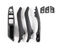 NUOSDEX Apoyabrazos interior coche Conjunto Manija Puerta Interior Para Volante A La Izquierda Conjunto Envoltura Genuina Compatible Con Serie 5 F10 F11 F18 Modelos 2010-2017(RHD-carbon fiber pat)