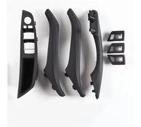 NUOSDEX Apoyabrazos interior coche Conjunto Manija Puerta Interior Para Volante A La Izquierda Conjunto Envoltura Genuina Compatible Con Serie 5 F10 F11 F18 Modelos 2010-2017(LHD-black)