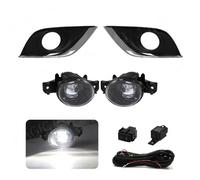 NUOSDEX Luz Antiniebla Luces Compatible Con Nissan Para Sunny Para Versa Para Sedan N17 2014 2015 2016 2017 2018 Luz Antiniebla Lámpara De Circulación Diurna Impermeable(Fog Lamp)