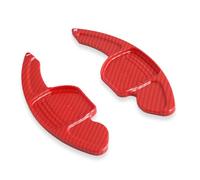 NUOSDEX Volante levas Cambio Compatible con Seat para Leon para FR 5F 2013 2014 2015 2016 2017 2018 2019 2020 2021 2022 2023 Extensión De Paleta De Cambio De Volante AP15(Carbon Red)