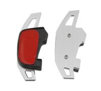 NUOSDEX Volante levas Cambio Compatible con VW para Golf 7 7.5 para GTI Mk7 para GTE para GTD para Rline Volante De Coche Paleta De Cambio Extender Palanca Cambios Extensión Palanca Cambios(Silver)
