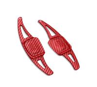 NUOSDEX Volante levas Cambio Compatible con VW para Golf 8 MK8 R para GTI 2020 2021 2022; para Teramont 2018 2019 2020 Extensión De Paleta De Cambio De Volante AP19(Carbon Red)