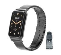 nuosiweilang Pulsera Compatible con Xiaomi Smart Band 7 Pro Correa de metal de acero inoxidable de reemplazo WatchBand Accesorios para Xiaomi Mi Band 7 Pro Smartwatch Negro