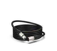 NUOSIYA 6m Cable XLR 1Pack,XLR Macho Hembra 3 Pines de Extensión Micrófono XLR Balanceado para Grabador, Estudio, Micrófono, Mezclador, Altavoces