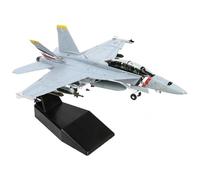 NUOTIE 1/100 F/A-18F Super Hornet VFA-2 Modelo de avión de metal fundido a presión F18F VFA-2 Fighter Jet Modelo de avión militar con soporte para colección y regalo