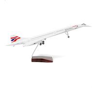NUOTIE 1:125 Concorde Modelo Concorde Pasajero Avión Modelo Simulación Producto Terminado Colección Regalo (British Airways)