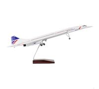 NUOTIE 1/125 Concorde Modelo de avión de metal fundido a presión Kit de modelo de avión Simulación a gran escala Modelo de avión Dos versiones disponibles (Singapore Airlines)