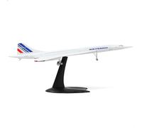 NUOTIE 1/200 Concorde Modelo de Avión de Metal Fundido a Presión, Kit de Simulación de Exhibición, Dos Versiones Disponibles para Colección o Regalo (Air France)