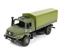 NUOTIE 1/36 Unimog U1300L (4 x 4) Modelo de Coche de Metal Fundido a Troquel Militar blindado vehículo de Campo de Batalla camión de Tratamiento de Transporte vehículo