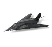 NUOTIE 1/72 F-117 Nighthawk Stealth Striker Fighter U.S. Airforce Jet Model American Edwards AFB 85-831 - Modelo de avión de Ataque de Metal Fundido a presión con Soporte de exhibición