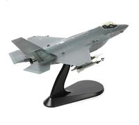 NUOTIE 1/72 F-35A Stealth Fighter Aircraft Modelo Modelo de avión militar de ataque conjunto Kit de avión de metal fundido con soporte para adultos entusiastas del ejército...