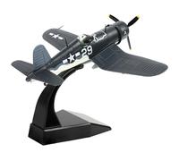 NUOTIE 1/72 F-4U Corsair Avión de combate USA modelo de la Segunda Guerra Mundial avión de guerra vintage metal fundido a presión aeronave militar para exhibición colección o regalo