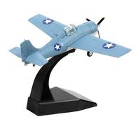 NUOTIE 1/72 F4F Wild Cat USA Fighter Modelo de Avión de la Segunda Guerra Mundial Avión de Guerra Vintage de Metal a Escala 1:72 Diecast Avión Militar para Exhibición, Colección o Regalo