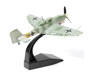 NUOTIE 1/72 Junkers Ju 87 Stuka Bomber Aircraft Model WW II Metal Die Cast Classic Military Fighter Model Pre-Built WWII Legendary German Bomber Model with Display Stand Collection Gift for Adults
