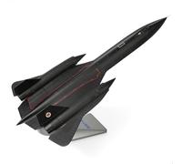 NUOTIE 1/72 SR-71a Blackbird - Modelo de metal de 45,5 cm, avión de reconocimiento de gran altitud 17980, modelo militar fundido a presión para colección o regalo