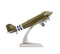 NUOTIE Douglas C-47 Skytrain 1/100 Kit de modelo de avión fundido a presión, WWⅡ US C47 'Night Fright' modelo de transporte militar para colección o regalo para adultos
