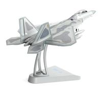 NUOTIE F22 Raptor 1/72 - Kit de Modelo de avión de Metal Fundido a presión USAF Modelo de avión de aleación de Chorro de Combate con Soporte para Colecciones de entusiastas Militares o Regalos