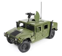 NUOTIE Hummer H1 1/18 - Modelo de vehículo militar, todoterreno, kit de modelo de metal fundido a presión, coche blindado, militar, multifuncional, coche blindado, miniatura, para adultos, colección o