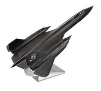 NUOTIE Kit de Modelo de Aeronave de Metal Fundido a Presión SR71a Blackbird 1/72, Réplica Previamente Construida Militar para Exhibición, Colección o Regalo