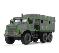 NUOTIE Modelo de camión táctico 1/64, camión militar, coche blindado, MTVR MK23, vehículo mediano, kit de modelo de metal fundido a presión para colección o regalo (verde camuflaje)