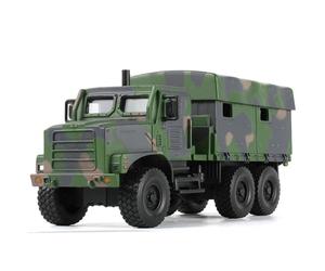 NUOTIE Modelo de camión táctico 1/64, camión militar, coche blindado, MTVR MK23, vehículo mediano, kit de modelo de metal fundido a presión para colección o regalo (verde camuflaje)
