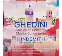 Nuova Orchestra da Camera "Ferruccio Busoni"|Simonide Braconi|Enrico Bronzi|Massimo Belli - Ghedini: Musica da Concerto, Musica Concertante, Hindemith: Fünf Stücke Op.44 No.4