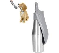 Nuovo - Botella para perro con bebedero (750 ml, botella isotérmica para perro, paseo, botella de agua portátil para la mayoría de los tamaños de perros, acero inoxidable 304 cuenco de agua de viaje