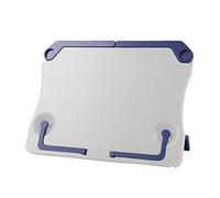 NUOYAQI Soporte portátil para libros, soporte de lectura, para documentos, partituras, libros de cocina, tableta, organizador de reposo, 15,6 x 20 cm, color blanco