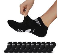 NUOZA Calcetines Tobilleros Hombre - Negros Cortos para Running y Bajos para Mujer