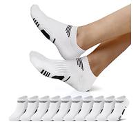 NUOZA Calcetines Tobilleros Mujer - Calcetines Invisibles Hombre Verano Respirable Calcetines Deporte Running Calcetines Bajos Mujer Blanco