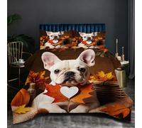 Nuphtun Edredón Extra Grande 180x200 | Perro MarróN, Confeccionado con Tejido de Microfibra Relleno de Algodón 200 gsm, Amplio y Muy Cómodo, Ideal para Familias T152