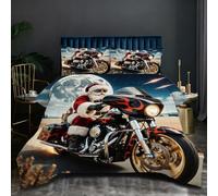 Nuphtun Edredón Size 220x240 cm | Anciano en Bicicleta, Peso 1.8 kg, Tejido de Microfibra Suave al Tacto con Relleno de Algodón 200 GSM, Elegancia y Funcionalidad para el Dormitorio, con 2 Fundas T192